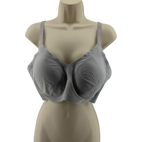 Honeylove Silhouette Bra Moondust Gray Womens Supportive Bra 3X